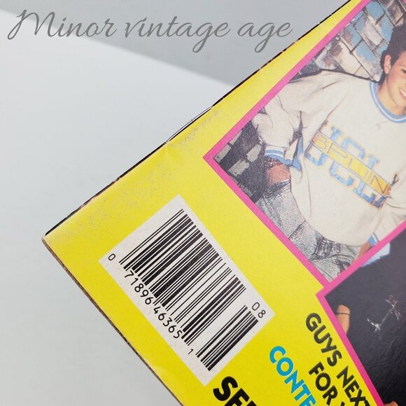 Celebrity Posters Magazine New Kids on Block NKOTB 1990 VTG Unread Stock - Picture 10 of 11
